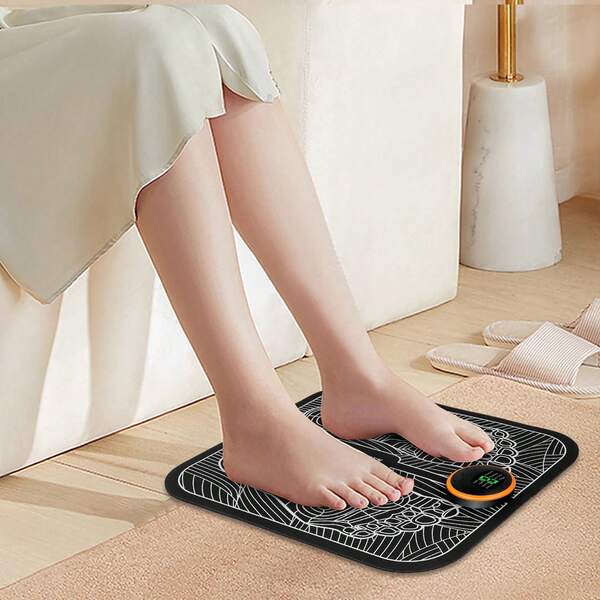 EMS Foot Massager, Portable Foot Massagers For Pain And Circulation, Revitive Circulation Booster For Feet And Legs, Massagers With 8 Massage Modes 19 Strength Levels, Foot Spa Gift For Men