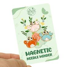 GIURKUU 3pcs Animal Pattern Magnetic Needle Minder, Cute & Fun Design, Suitable For Cross Stitch, Embroidery, Sewing Needle Craft Organizer - 3 Crabs - View 9