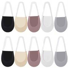 Women's Ultra-Thin Breathable Invisible Low-Cut Boat Socks, Invisible Ice Skating Socks - Multicolor - View 13