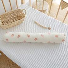 婴儿侧卧枕，棉布圆柱枕，婴儿安抚枕，可拆卸可水洗，新生儿防翻滚枕 - 彩色 - 查看 9