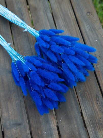 60/120/240pcs Bohemian Style Artificial Flowers - Natural Dried Bunny Tails Pampas Grass - Multi-Color, Dandelion Flowers - Home, Wedding, Office, Cafe Decor - Valentine''s Day And Mother''s Day Gifts