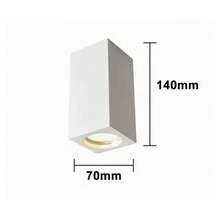 OISE ART STORE Porta Faretto Applique Soffitto In Gesso Verniciabile Forma Cubo Gu10 Gs-c140-q - - Multicolore - Visualizzare 3