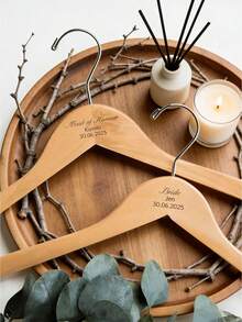 Personalized Bridesmaid Hangers,Wedding Coat Hanger With Personalisation,Bridesmaid Hangers Personalized,Bridesmaid Hangers Wedding Hangers Bride Hanger Personalized Wedding Hanger - B - View 4