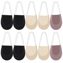 Women's Ultra-Thin Breathable Invisible Low-Cut Boat Socks, Invisible Ice Skating Socks - Multicolor - View 8