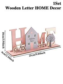 1set Wooden Baby Room Decorative Ornaments, Rustic Wooden Letter HOME Decor, Creative Wooden Craft, English Letter Home Decoration, Office, Living Room, Baby Bedroom Decor, Ideal Gift For Friends, Loved Ones, Perfect For Home, Holiday Parties,Home Decor,Baby Shower Gift,Gender Reveal Gift - Wooden Home - View 13