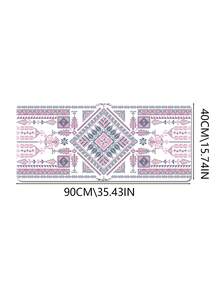 图案桌垫，适用于家庭和办公室的加长型大型鼠标垫、大型游戏鼠标垫、笔记本电脑键盘垫，底部采用防滑橡胶材质，边缘缝合加固。 - 彩色 - 查看 16