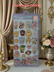 Cute Hollow Doll High-Quality Reward Phone Case Sticker - Multicolor - View 10