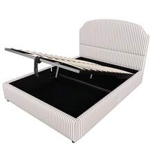 Bed Bases & Foundations - White+ Charcoal + Upholstered + 140cm*200cm - View 7