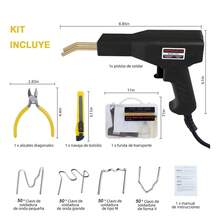 Soldadora Para Reparación De Plásticos Con 200 Grapas - Tipo de Enchufe A USA (110-127V) - Ver 2