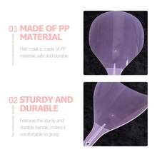 Transparent Hair Dye Face Shield, Ergonomic & Lightweight Hair Stylist Protective Cover - Multicolor - View 6