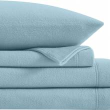 Pyrenees Sheet Set, 3 Pieces – Thermal Winter Bedding, 100% Polyester, 120 G | Fitted Sheet, Flat Sheet, And Pillowcase | For 90/105/135/150 Cm Beds | Soft Touch | 24/48 H Delivery - 扎亞斯.阿祖爾 - 查看 2