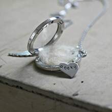 1pc Personalized Pet Name Bracelet, Custom Stainless Steel Round Disc Charm, Adjustable Braided Rope Bracelet For Women, Waterproof Pet Lovers Jewelry Gift - Multicolor - View 4