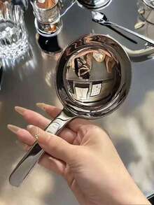 厨房用304不锈钢短柄汤勺、漏勺套装、盛菜勺、豆腐勺、面条勺 - 彩色 - 查看 4