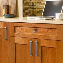 Chinese Retro Geometric Pattern Metal Drawer Knobs & Pulls | Minimalist Cabinet Handles For Dresser Cupboard - B - View 3