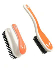 2pcs Shoe Cleaning Brush Set, Multi-Functional Long Handle Scrub Board Brush, Soft Bristles For Household Shoe Cleaning Without Damage - Multicolor - View 11