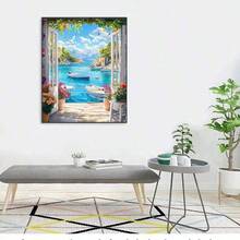 SNA 2026新款风景十字绣套件卡通房屋溪流樱花梦想家居装饰绘画刺绣套装DMC印花画布礼品梦想家居DIY套件工艺品刺绣套件十字绣套件钩针套件戳绣套件缝纫配件缝纫套件绣线工艺套件针线材料缝纫图案钩针工艺用品刺绣套件初学者缝纫图案 - 款式19-需要自己繡製,不含框架 - 查看 7