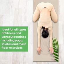 1 片 71*22 英寸瑜伽垫，多种图案可选，防滑耐用，加宽加厚，适合家庭使用、健身、瑜伽初学者训练 - 彩色 - 查看 8