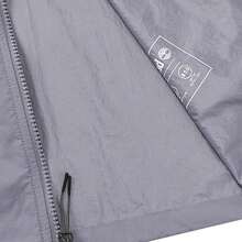 Timberland 男士防风防紫外线DWR防水夹克，梭织连帽夹克 - 灰色 - 查看 5