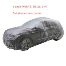 Disposable Universal Car Cover, Transparent Plastic Full Car Cover, Sun Protection, Waterproof, Dustproof - Car Cover - View 12