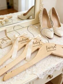 Personalized Bridesmaid Hangers,Wedding Coat Hanger With Personalisation,Bridesmaid Hangers Personalized,Bridesmaid Hangers Wedding Hangers Bride Hanger Personalized Wedding Hanger - B - View 7