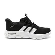 Adidas Walking Shoes, Unisex Slip-On Style, New Spring 2026 Casual Commuter Shoes. - Black/White - View 4