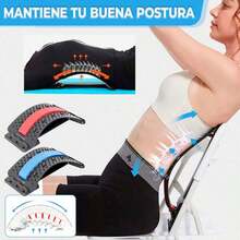 Cracker de Espalda de 4 Niveles para Alivio del Dolor de Espalda Baja y Superior Estirador Lumbar Ajustable--Envío local - Multicolor - Ver 2