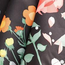1pc New Butterfly & Floral Waterproof & Oil-Proof Apron, Fashionable Minimalist Design Suitable For Cooking, Kitchen, Cafe, Unisex - Apron - View 5