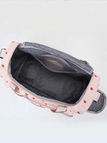 1pc Strawberry Pattern Corduroy Material Travel Luggage Bag[US-Based Shipping] Large Capacity Clothes Storage, With Separated Shoe Compartment And Wet/Dry Pouch, Detachable Adjustable Shoulder Strap, Suitable For Travel, Swimming, Sports & Fitness Back To School Supplies Bag For School School Accessories School Stuff,New Large Capacity Multi-Function Travel Bag, Cow Print, Zebra Print, Letter, Leopard Print, Unisex, Student, Fashion Casual Bag, Couple Travel Bag, Valentine's Day Gift, Waterproof Fabric, Travel Backpack, Summer, Carry-On Bag, Overnight Bag, Luggage Bag, Wet & Dry Separation, Durable, With Shoe Compartment, Easy To Fold, Expandable, Multi-Functional, Zipper, Business Trip, Travel Vacation, Backpack, Back To School,For Travel For Business For Vacation Holiday Portable Multifunction Travel Duffel Bag Weekender Bags,Holographic Duffel Bag Y2K Futurist Traveling Bag Minimalist Beach Bag For Summer Travel Essentials For Holiday Summer Accessories - Nhiều màu - Xem 9