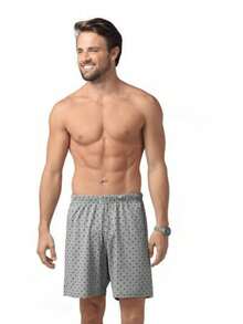 Set Of 5 Men's Boxer Shorts, Cool And Comfortable Sleep Shorts, Pajamas - 彩色 - 查看 3