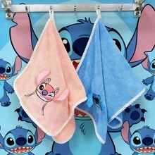 1pc/2pcs Set Stitch Towel Set, Stitch Bath Towel Set, Angel Bath Towel Set, Cute Stitch Bath Towel Set, Embroidered Stitch Towel, Super Soft Bath Towel Set, Gentle Skin-Friendly Bath Towel, Super Absorbent Quick-Dry Bath Towel - Multicolor - View 8