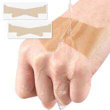 1/3/5/8/10/20PCS Neck Tape Lifting Invisible, Reusable & High Elastic Breathable Neck Lift Tape, Improve Ne-Ck Lines And Wrinkles, Waterproof - Brown - View 4