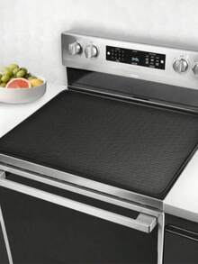 1pc 28"X20" Silicone Stove Top Cover Mat - Heat Resistant Glass Stovetop Burner Cover, Flat RV Cooktop Protector Pad, Extra Large Silicone Dish Drying Mat - Solid Color - View 4