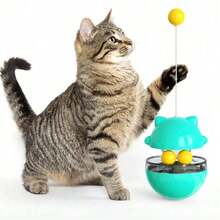 Adjustable Hole Cat Slow Feeder Ball - Interactive Puzzle Toy For Kittens, Prevents Overeating, Promotes Healthy Eating - Multicolor - View 8