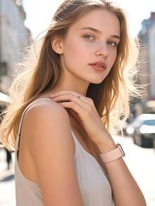 Braided Stretchy Solo Loop Compatible With Apple Watch Band Ultra 49mm 45mm 44mm 46mm 42mm 41mm 40mm 38mm Men Women, Soft Nylon Elastic Braided Wristbands Bands Strap Replacement Compatible With IWatch Ultra 2 3, Series 11/10/9/8/7/6/5/4/3/2/1 SE As A Gift For Students Returning To School - Silty Sand Color - View 9