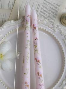 Bộ 2 chiếc (một hộp) Nến hình nón dài màu hồng, dài 9,84 inch, sáp đậu nành không khói, trang trí tiệc cưới, tạo không khí ấm cúng. Nến hình nhánh dài, màu đen, màu đỏ, màu hồng, màu trắng, nến tạo không khí lễ hội, nến ngày Valentine, nến dễ thương và vui nhộn, trang trí nhà cửa. - Nhiều màu - Xem 13