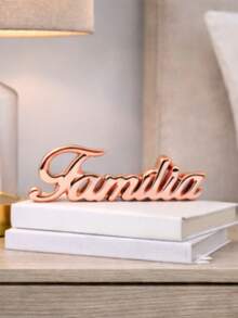 Decorative Porcelain Ornament With Word Design For Interior Decoration - Family - View 7