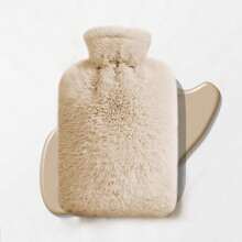 1pc 500ml-1000ml-2000ml Water PVC Hot Water Bottle, Warm Water Bag, Hand Warmer, Heating Pad, With Anti-Explosion Design And Cute Plush Cover