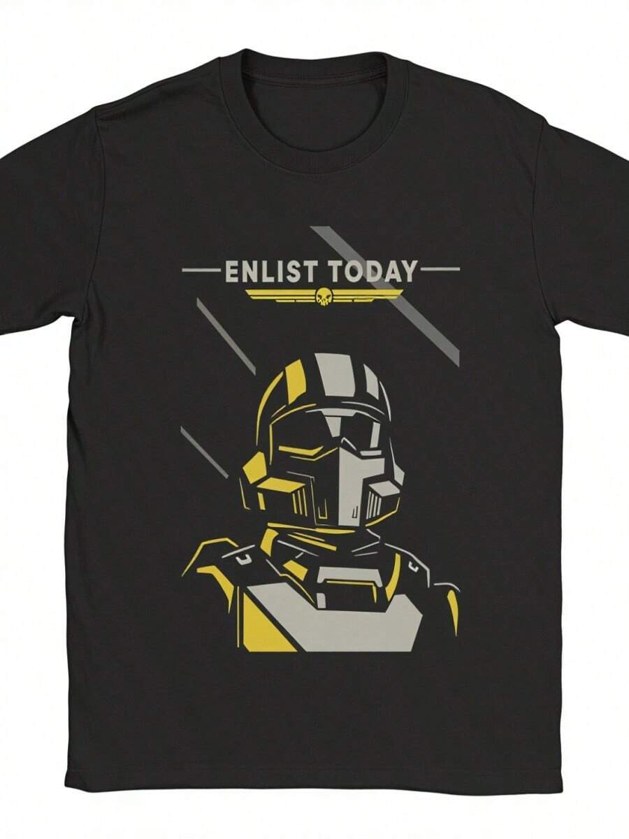 2026Fashion Casual Bender Futuramas Tshirt Women Men Crewneck Short SLEEs Ve T-Shirt Clothes Cotton Male Tops Black Tee - 黑色 - 查看 1