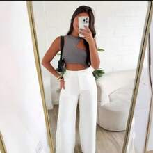 Women's Geometric Bodysuit With Double Lining, Various Colors. Suitable For Everyday Wear, Nights Out, Birthday Parties, And Summer. - Xám - Xem 2