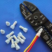 120pcs, 3 Models With 40pcs Each, Closed-End Safety Crimp Caps, Nipple Mouth Wire Connectors - White - View 4