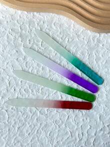 Glass Nail File Sticks, Nail Polishing Sticks, Nail Grinding Sticks, Glass Nail File Tools, Easy To Clean And Reusable For Manicure And Pedicure - Multicolor - View 5