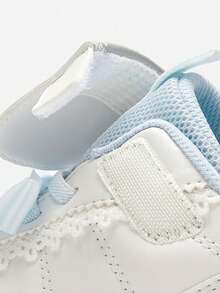 Balabala 女童芭蕾舞风格跑步鞋，2026 春季系列 - 白藍色調 - 查看 9