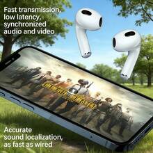 PD-BT430 Pro Bluetooth Headphones: Deep Noise Cancellation, Bluetooth V5.3 Chip, Imperceptible Latency, Touch Controls, Spatial Audio, Instant Connection Upon Power-On, Comfortable Fit, Long Battery Life, Compatible With Both Apple And Android, White. - White - View 8