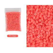 1100 hạt nhựa nhỏ 2.6mm hình ghép pixel, hạt sắt nung chảy, hạt trang trí thủ công chất lượng cao, tự làm đồ thủ công. - Đậu - Xem 15