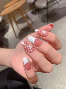 1片美甲贴纸，女士美甲贴花，自粘防水，易于使用，适合派对、节日、生日、情人节礼物 - 彩色 - 查看 4
