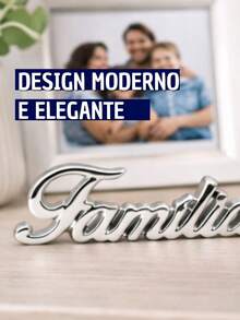 Decorative Porcelain Ornament With Word Design For Interior Decoration - Family - View 2