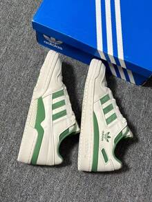 Adidas Originals Forum Sneakers, Lightweight, Retro, Non-Slip, Durable, Casual, And Versatile, Unisex Style. - White Green - View 5