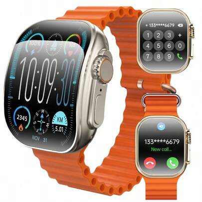 W&O 2026 Smartwatch deportivo con resolución HD nítida (320x385) y vibrantes detalles frutales, llamadas Bluetooth integradas, monitorización de frecuencia cardíaca, carga inalámbrica, más de 100 modos multideportivos, recordatorios de información y SMS, compatible con Android e iOS, aleación de zinc premium y construcción IML, correa intercambiable, ideal para mujeres con falda, compatible con iPhone. Regalos para fiestas y cumpleaños.