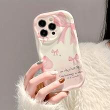 1pc Bowknot TPU Camera Wrap Versatile Shockproof TPU Phone Case, Minimalist & Cute For IPhone11 12 13 13ProMax 13ProMax 14ProMax 14ProMaxiPhone15 15PRO 15PLUS 15PROMAX IPhone16 16Pro 16Plus 16Promax - Multicolor - View 2