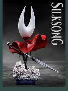 动漫骑士手办，酷炫花环底座，手持长矛 - 可爱的PVC收藏雕像，独特设计，动漫和游戏爱好者的完美礼物，适合圣诞节、万圣节和感恩节 - 紅色 - 查看 6